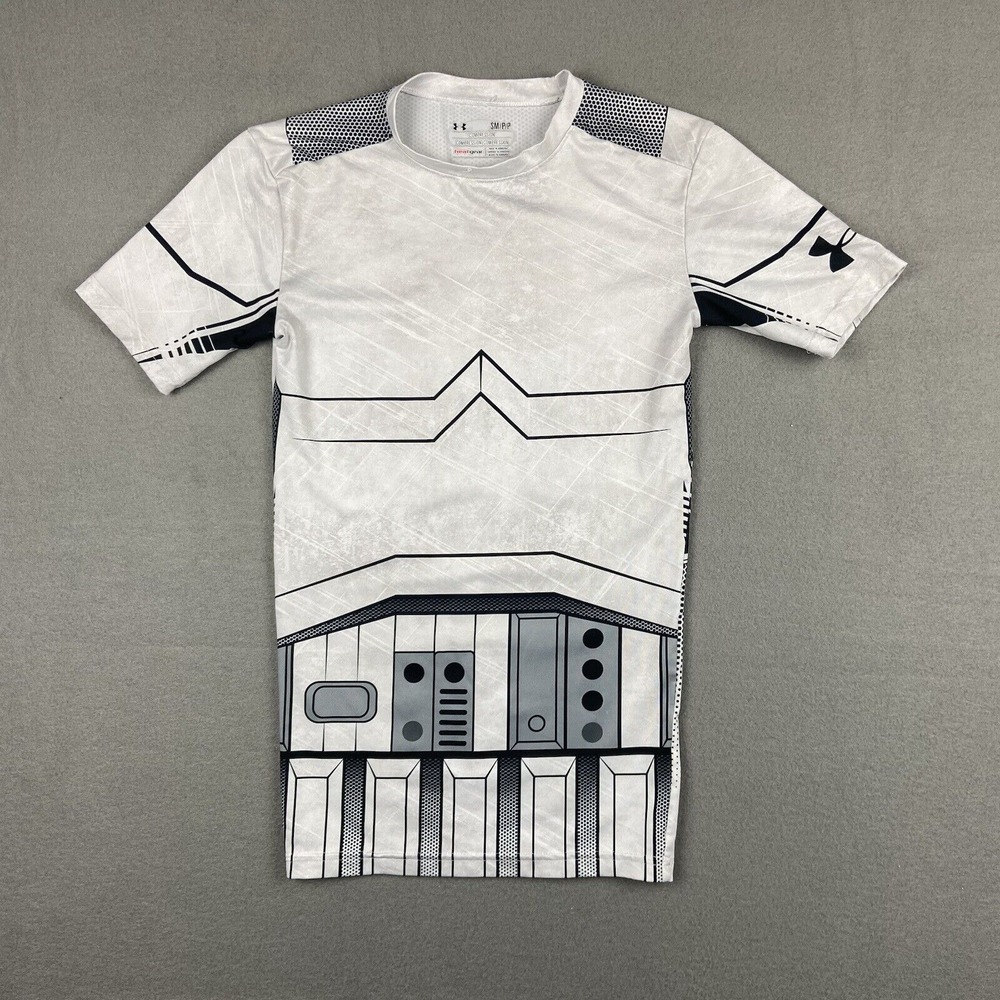Under Armour‎ Star Wars Storm Trooper Compression Shirt Heatgear Size Small